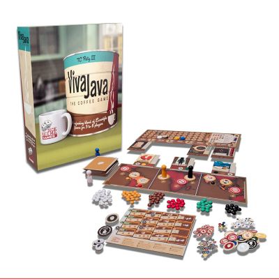 Image showing  Viva Java The Coffee Game Social Board Game, 3-8 Players, For Ages 14+