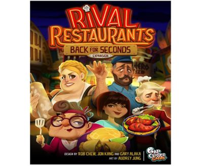 Gap Closer Games Rival Restaurants: Back for Seconds Expansion Strategy and Negotiating Game