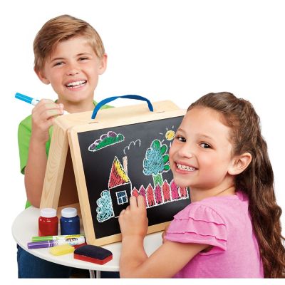 Image showing  Double-Sided Wooden Tabletop Easel