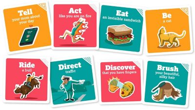 Image showing  On a Scale of One to T-Rex Card Game, Card Game for People Who Are Bad at Charades