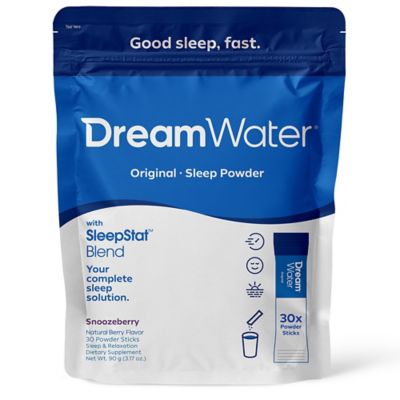 Dream Water Sleep Aid, Powder, GABA, Melatonin, 5-HTP, Snoozeberry, 30 ct.