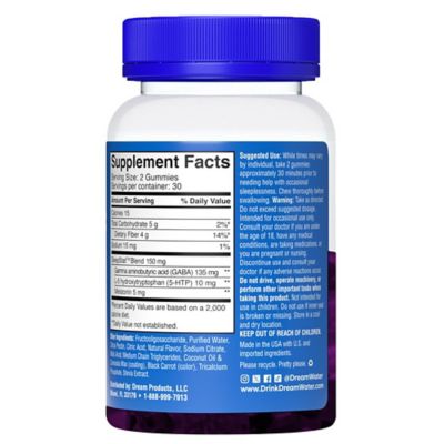 Image showing  Sleep Gummies, GABA, Melatonin, 5-HTP, Snoozeberry, 60 ct.