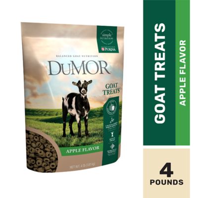 DuMOR Apple Flavor Goat Treats with Digestive Support, 4 lb.