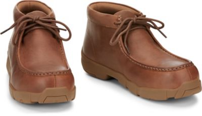 Image showing 6 th Justin Men's Cappie Round Moc Alloy Toe Work Boots, 4 in.