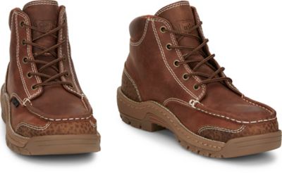 Image showing 6 th Justin Men's Corbett Alloy Toe Waterproof Moc Work Boots, 5 in.
