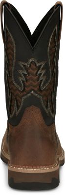 Image showing 5 th Justin Men's Bolt Square Nano Composite Toe Work Boots, 11 in.