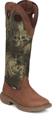 Justin Women's Rush Strike Knee-High Snake-Resistant Work Boots, 17 in.