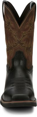 Image showing 3 th Justin Men's Driller Square Composite Toe Work Boots, 11 in.
