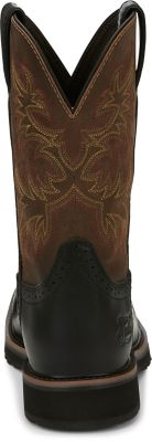 Image showing 5 th Justin Men's Driller Square Composite Toe Work Boots, 11 in.