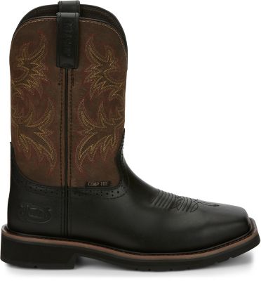 Image showing  Men's Driller Square Composite Toe Work Boots, 11 in.