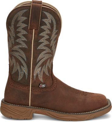 Image showing  Men's Stampede Rush 11 in. Wide Square Toe Western Boots