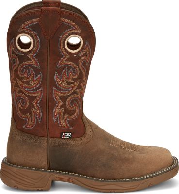 Image showing  Men's Stampede Rush 11 in. Wide Square Toe Western Boots