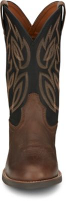 Image showing 3 th Justin Men's Rendon Round Toe Western Boots, 11 in.