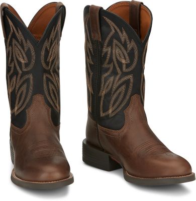 Image showing 6 th Justin Men's Rendon Round Toe Western Boots, 11 in.
