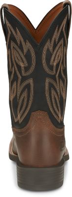 Image showing 5 th Justin Men's Rendon Round Toe Western Boots, 11 in.