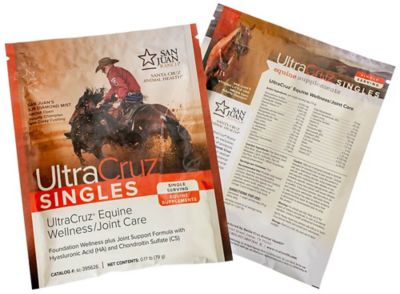 UltraCruz Equine Wellness/Joint Care Supplement for Horses, 60 singles, Pellet, 30 day supply