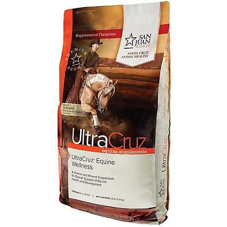 UltraCruz Equine Wellness Supplement for Horses, 25 lb.