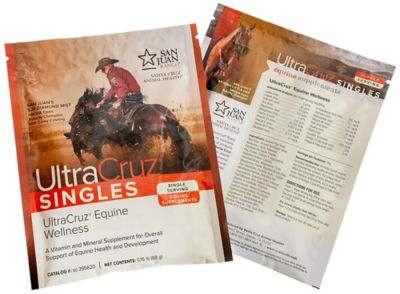 UltraCruz Equine Wellness Supplement for Horses, 60 singles, pellet, 30 day supply