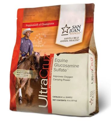 UltraCruz Equine Glucosamine Sulfate Joint Horse Supplement, 4 lb, pellet, 32 day supply