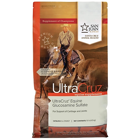 UltraCruz Equine Glucosamine Sulfate Joint Horse Supplement, 10 lb.