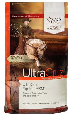 UltraCruz Equine MSM Pelleted Supplement for Horses, 25 lb.