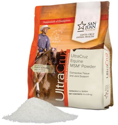 Image showing  Equine MSM Powder Supplement for Horses, 4 lb.