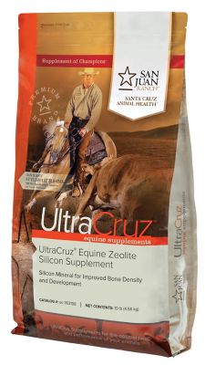 UltraCruz Equine Zeolite Silicon Powder Supplement for Horses, 10 lb.