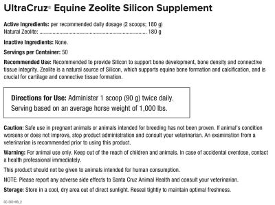 Image showing  Equine Zeolite Silicon Powder Supplement for Horses, 20 lb.