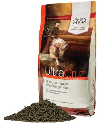 UltraCruz Equine Iron Charge Plus Horse Supplement, 10 lb.
