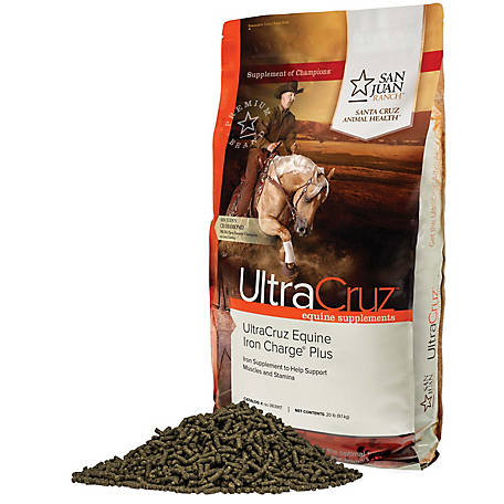 UltraCruz Equine Iron Charge Plus Horse Supplement, 10 lb.