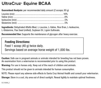 Image showing  Equine BCAA Horse Supplement, 4.04 lb.