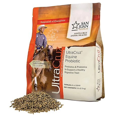 UltraCruz Equine Probiotic Supplement for Horses, 5 lb.