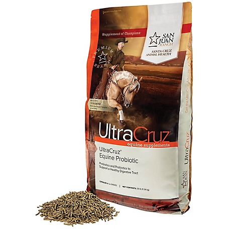 UltraCruz Equine Probiotic Supplement for Horses, 25 lb.