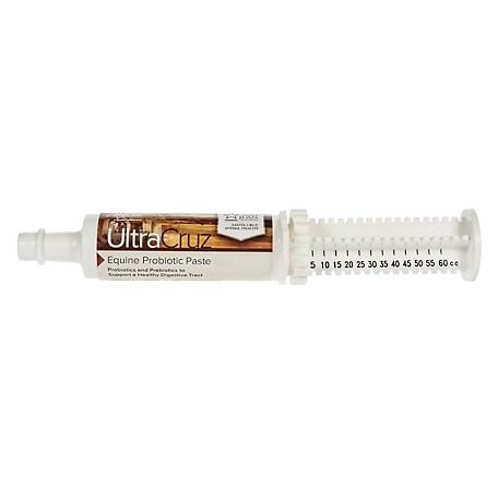 UltraCruz Equine Probiotic Paste Supplement for Horses, 60 mL (60 g), Paste, 4 Day Supply