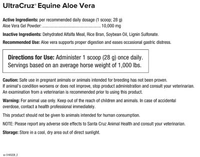 Image showing  Aloe Vera Supplement for Horses, 10 lb.