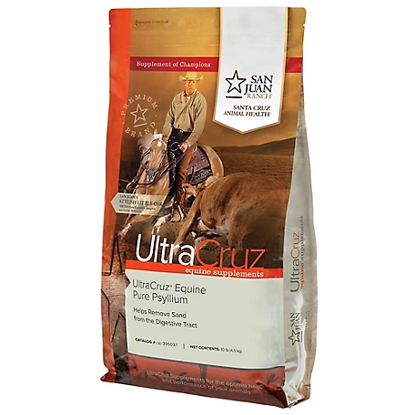 UltraCruz Equine Pure Psyllium Supplement for Horses, 10 lb.