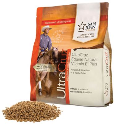 UltraCruz Equine Natural Vitamin E Plus Supplement for Horses, 2 lb., 13-Day Supply