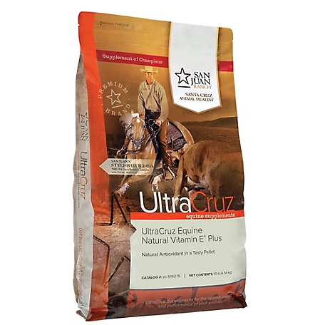 UltraCruz Equine Natural Vitamin E Plus Supplement for Horses, 10 lb.