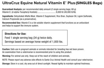 Image showing  Equine Natural Vitamin E Plus Supplement for Horses