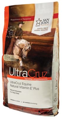 UltraCruz Equine Natural Vitamin E Plus Supplement for Horses, 25 lb.