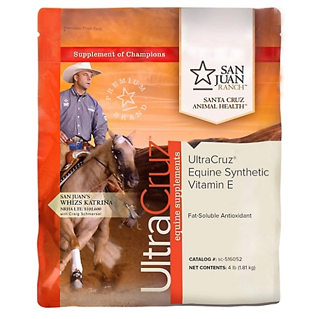 UltraCruz Equine Synthetic Vitamin E Supplement for Horses, 1 lb.