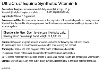 Image showing  Equine Synthetic Vitamin E Supplement for Horses
