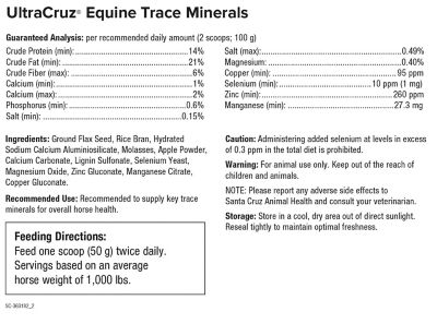 Image showing  Equine Trace Minerals Supplement for Horses