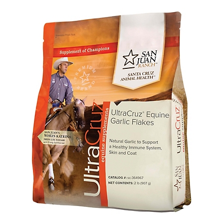 UltraCruz Equine Garlic Flakes Supplement for Horses, 2 lb.