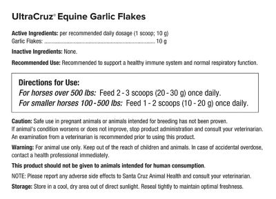 Image showing  Equine Garlic Flakes Supplement for Horses