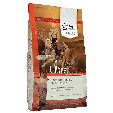 UltraCruz Equine Garlic Flakes Supplement for Horses, 10 lb.