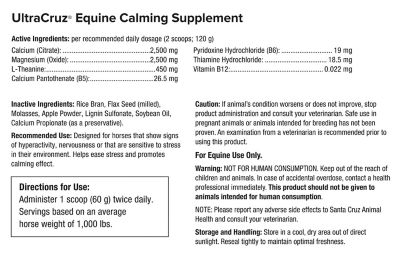 Image showing  Equine Calming Horse Supplement, 12 lb.