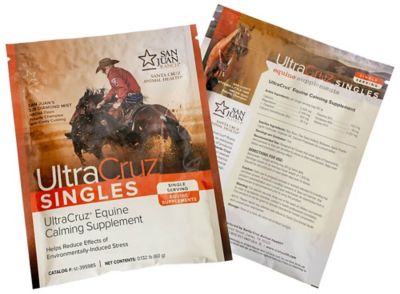 UltraCruz Equine Calming Horse Supplement, 60 singles, pellet, 30 day supply