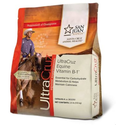 UltraCruz Equine Vitamin B-1 Supplement for Horses, 2.5 lb.