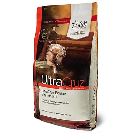 UltraCruz Equine Vitamin B-1 Horse Supplement, 20 lb.